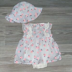 ⭐Little Lass Baby Girl Dress & Onesie Set 0-3 Months⭐